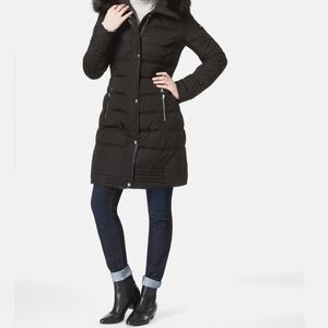 Calvin Klein Hooded Quilted Coat